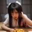 麻豆平台女性用户头像，卡通风格头像插图